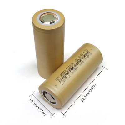 Ион гальванических элементов 26650 5000MAh Li глубокой энергии зеленого цвета цикла солнечный для E-велосипеда