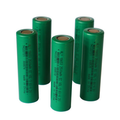 Клетки литий-ионного аккумулятора 3.6v 2500mah наивысшей мощности 18650 для электрофонаря