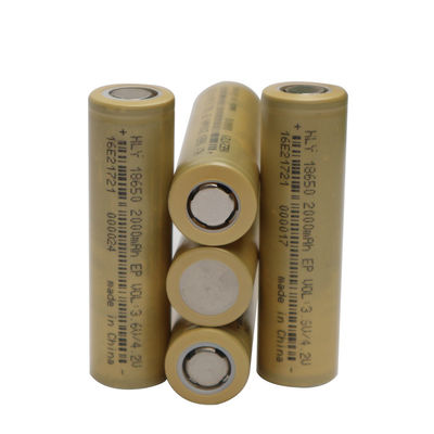 Перезаряжаемые клетка иона лития 2000mah, батарея лития 3.6V 18650