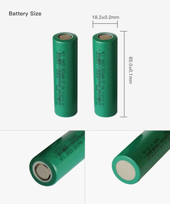 3.6V 2500mah солнечное поручающ 18650 батарей AAA большой емкости клеток перезаряжаемые