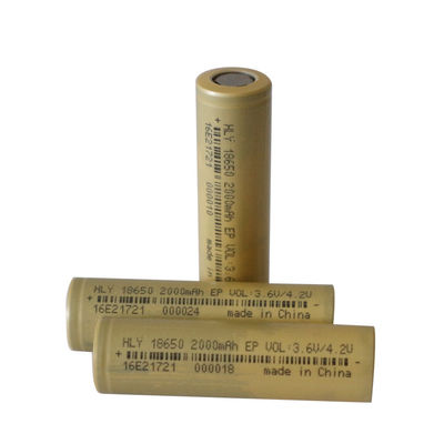 500 раз гальванические элементы 2000mah 18650 наивысшей мощности перезаряжаемые для бытовой электроники