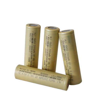 Мобильная батарея перезаряжаемые UN38.3 силы 2000mah 18650 для яркого электрофонаря