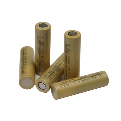 Батарея 2000mAh 18650 RoHS иона Li цилиндрического высокого темпа перезаряжаемые для электрических инструментов