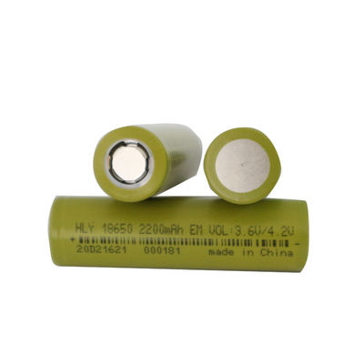 Облегченная перезаряжаемые клетка батареи UN38.3 иона 2200mah 18650 лития HLY