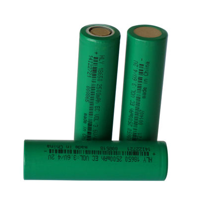 Батарея 3.7v 18650 2500mah высокого темпа 3C перезаряжаемые для яркого электрофонаря