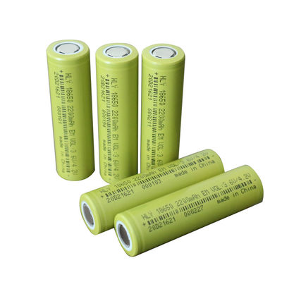 Гальванические элементы 2200mah 18650 3.6V высокой защиты перезаряжаемые для EV