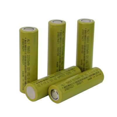 цилиндрическая высокая клетка перезаряжаемые батареи 2200mah иона лития безопасности 3.6V 18650