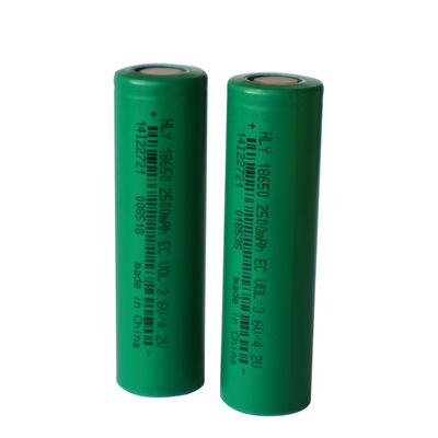 Клетки литий-ионного аккумулятора 3.6v 2500mah наивысшей мощности 18650 для электрофонаря