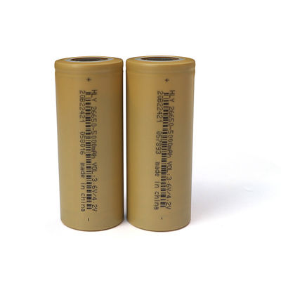 Клетка литий-ионных аккумуляторов 26650 плотности наивысшей мощности ODM 5000mAh OEM цилиндрическая