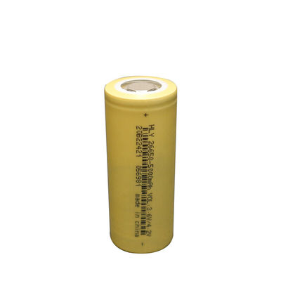 Гальванические элементы 3.6V 5000mAh лития жизни длительного цикла 26650 цилиндрические перезаряжаемые