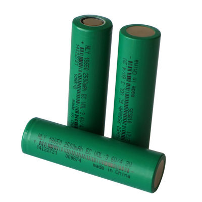 Пакет 3.6V 2500mah иона Li батарей тарифа 18650 разрядки на открытом воздухе накопления энергии высокий