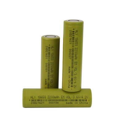 Высокая батарея лития 0.5C батареи 2200mah безопасности 18650 500 раз цилиндрическая