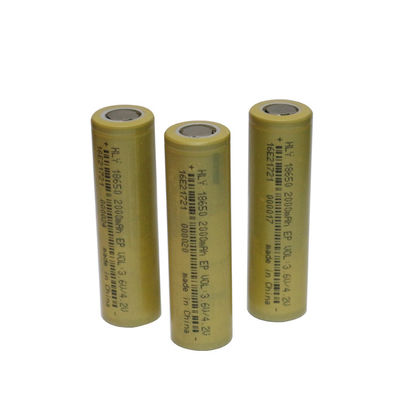 клетка солнечной батареи иона 3.6V 2000mAh 18650 Li перезаряжаемые для бытовой электроники