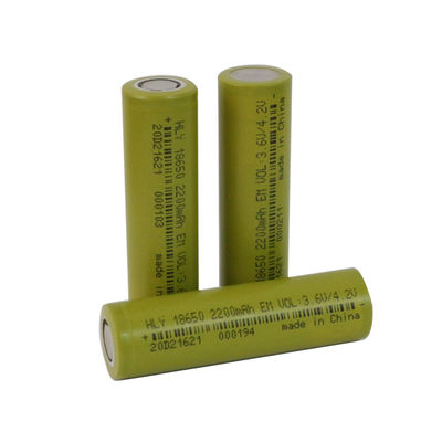 Солнечная батарея EN62133 18650 3.6V 2200mAh перезаряжаемые для электрофонаря приведенного