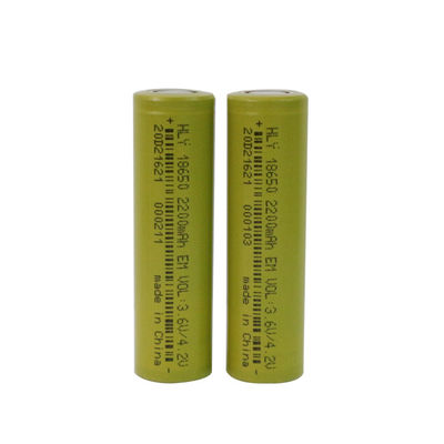 Солнечная батарея EN62133 18650 3.6V 2200mAh перезаряжаемые для электрофонаря приведенного